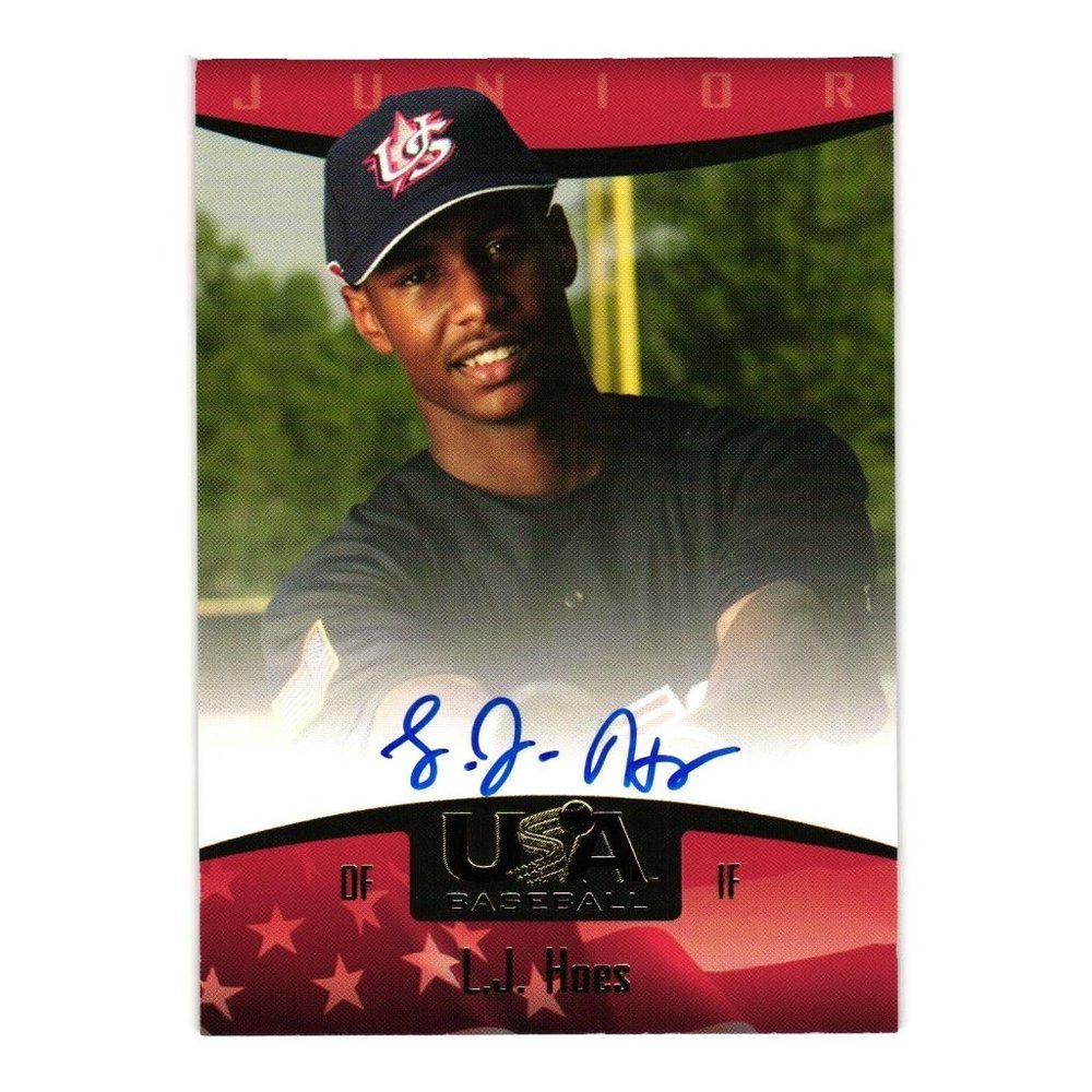 2008 Upper Deck 2007 USA Baseball Junior National Team Autographs LJ Hoes 86